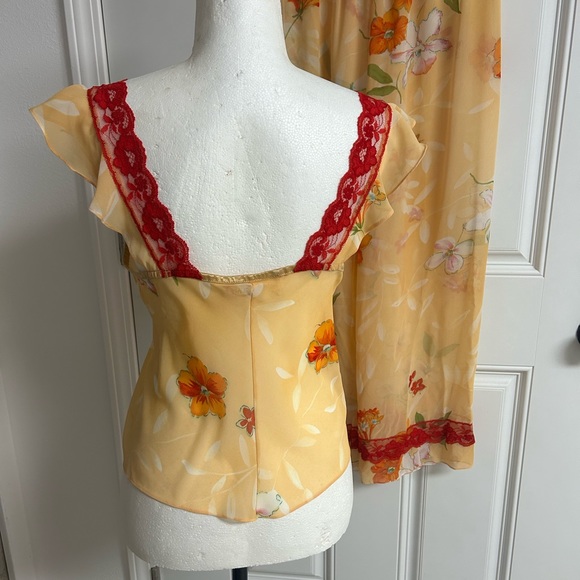 FLASH by FLORA NIKROOZ Floral 2 Piece Cami Sleep Set Small - Picture 3 of 8